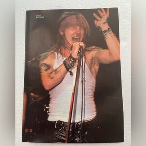 GNR Axl Rose pinup